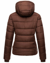 Marikoo Sole Damen Winter Steppjacke mit Kapuze Schoko Größe XS - Gr. 34