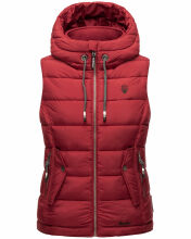 Marikoo Taisaa Damen Stepp Weste Übergangsjacke Blood Red Größe M - Gr. 38