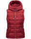 Marikoo Taisaa Damen Stepp Weste Übergangsjacke Blood Red Größe M - Gr. 38