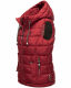 Marikoo Taisaa Damen Stepp Weste Übergangsjacke Blood Red Größe M - Gr. 38