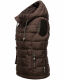 Marikoo Taisaa Damen Stepp Weste Übergangsjacke Dark Choco Größe S - Gr. 36