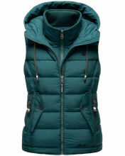 Marikoo Taisaa Damen Stepp Weste Übergangsjacke Ocean Green Größe S - Gr. 36