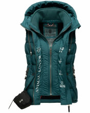 Marikoo Taisaa Damen Stepp Weste Übergangsjacke Ocean Green Größe M - Gr. 38