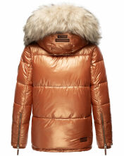 Navahoo Tikunaa ladies winter jacket quilted jacket with faux fur hood  Größe XS - Gr. 34