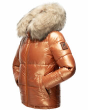 Navahoo Tikunaa ladies winter jacket quilted jacket with faux fur hood  Größe L - Gr. 40