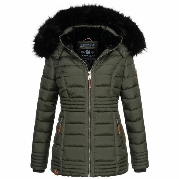 Navahoo Umay Princess Damen Winter Steppjacke Olive-Gr.S