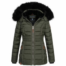 Navahoo Umay Princess Damen Winter Steppjacke Olive-Gr.S