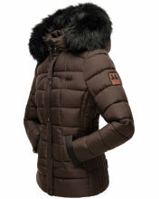 Marikoo Unique Damen gesteppte Winterjacke Dark Choco Größe XS - Gr. 34