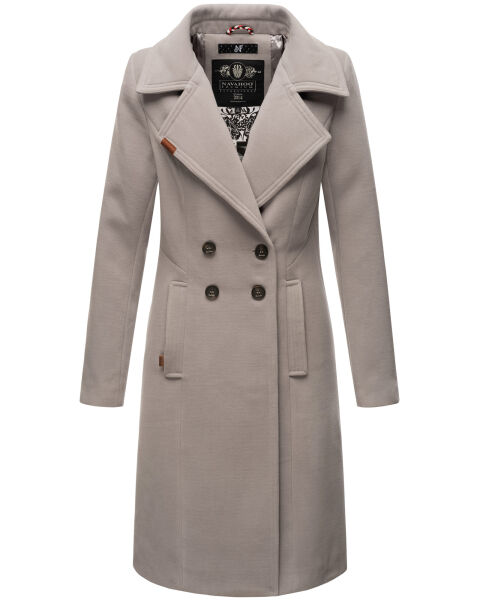 Navahoo Wooly Ladies Coat B661 Zink Grau Größe XL - Gr. 42