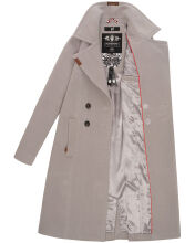 Navahoo Wooly Ladies Coat B661 Zink Grau Größe XL - Gr. 42
