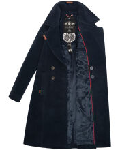 Navahoo Wooly Ladies Coat B661 Navy Größe M - Gr. 38