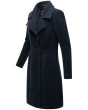 Navahoo Wooly Ladies Coat B661 Navy Größe XL - Gr. 42