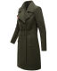 Navahoo Wooly Damen Trenchcoat Winter Mantel Dunkelgrün Größe M - Gr. 38
