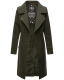 Navahoo Wooly Damen Trenchcoat Winter Mantel Dunkelgrün Größe XL - Gr. 42