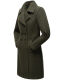 Navahoo Wooly Damen Trenchcoat Winter Mantel Dunkelgrün Größe XXL - Gr. 44