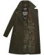 Navahoo Wooly Damen Trenchcoat Winter Mantel Dunkelgrün Größe XXL - Gr. 44