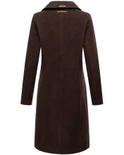 Navahoo Wooly Damen Trenchcoat Winter Mantel Dark Choco Größe XS - Gr. 34