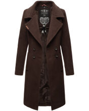 Navahoo Wooly Ladies Coat B661 Dark Choco Größe S - Gr. 36
