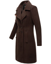 Navahoo Wooly Ladies Coat B661 Dark Choco Größe S - Gr. 36
