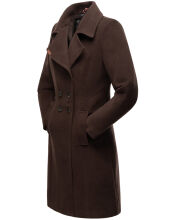 Navahoo Wooly Ladies Coat B661 Dark Choco Größe S - Gr. 36