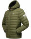 Stone Harbour Zaharoo wasserdichte Herren Regen Steppjacke Olivenblatt Größe XL - Gr. XL