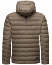 Stone Harbour Zaharoo wasserdichte Herren Regen Steppjacke Stein Braun Größe XL - Gr. XL