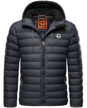 Stone Harbour Zaharoo wasserdichte Herren Regen Steppjacke Stein Blau Größe M - Gr. M