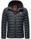 Stone Harbour Zaharoo wasserdichte Herren Regen Steppjacke Stein Blau Größe L - Gr. L