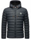 Stone Harbour Zaharoo wasserdichte Herren Regen Steppjacke Stein Blau Größe L - Gr. L