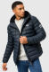 Stone Harbour Zaharoo wasserdichte Herren Regen Steppjacke Stein Blau Größe L - Gr. L