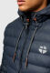 Stone Harbour Zaharoo wasserdichte Herren Regen Steppjacke Stein Blau Größe L - Gr. L