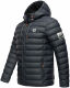 Stone Harbour Zaharoo wasserdichte Herren Regen Steppjacke Stein Blau Größe XL - Gr. XL