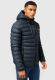 Stone Harbour Zaharoo wasserdichte Herren Regen Steppjacke Stein Blau Größe XXL - Gr. 2XL