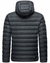 Stone Harbour Zaharoo wasserdichte Herren Regen Steppjacke Stein Blau Größe XXXL - Gr. 3XL