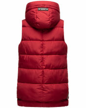 Marikoo Zarinaa Damen Weste Steppweste Ärmellose Jacke Blood Red Größe M - Gr. 38