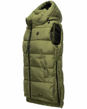 Marikoo Zarinaa Damen Weste Steppweste Ärmellose Jacke Dusty Olive Größe S - Gr. 36