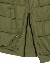 Marikoo Zarinaa Damen Weste Steppweste Ärmellose Jacke Dusty Olive Größe S - Gr. 36