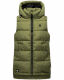 Marikoo Zarinaa Damen Weste Steppweste Ärmellose Jacke Dusty Olive Größe S - Gr. 36