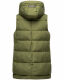 Marikoo Zarinaa Damen Weste Steppweste Ärmellose Jacke Dusty Olive Größe S - Gr. 36