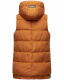 Marikoo Zarinaa Damen Weste Steppweste Ärmellose Jacke Cinnamon Größe S - Gr. 36