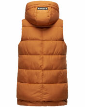 Marikoo Zarinaa Damen Weste Steppweste Ärmellose Jacke Cinnamon Größe L - Gr. 40