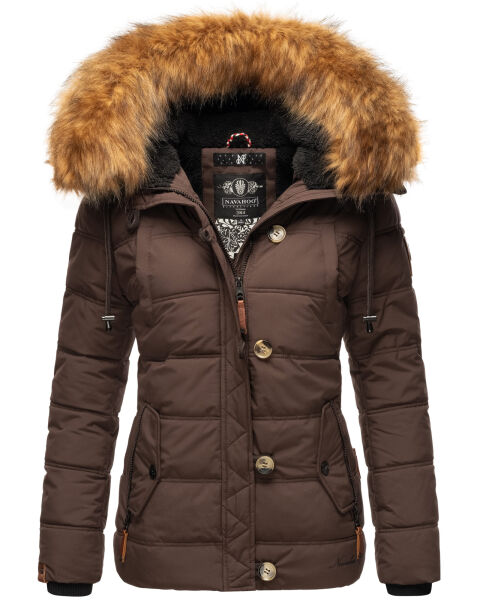 Navahoo Zoja ladies quilted jacket with teddy fur  Größe L - Gr. 40