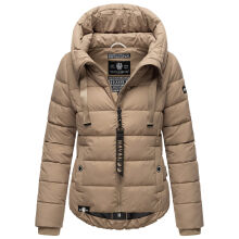Navahoo Amayaa Damen Winterjacke B930 Taupe Größe XS - Gr. 34