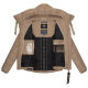 Navahoo Amayaa Damen Winterjacke B930 Taupe Größe S - Gr. 36