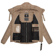 Navahoo Amayaa Damen Winterjacke B930 Taupe Größe L - Gr. 40