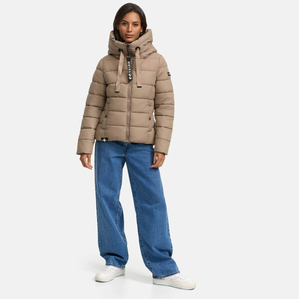 Navahoo Amayaa Damen Winterjacke B930 Taupe Größe XXL - Gr. 44