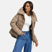 Navahoo Amayaa Damen Winterjacke B930 Taupe Größe XXL - Gr. 44
