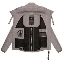 Navahoo Amayaa Damen Winterjacke B930 Zink Grau Größe M - Gr. 38