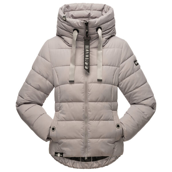 Navahoo Amayaa Damen Winterjacke B930 Zink Grau Größe XXL - Gr. 44