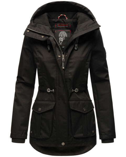 Marikoo Babetaa Princess Damen Winterjacke B931 Schwarz Größe XL - Gr. 42